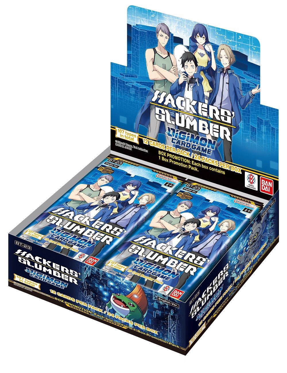 (PRE-ORDER) DIGIMON CG BT-23 HACKERS&#39; SLUMBER BOOSTER