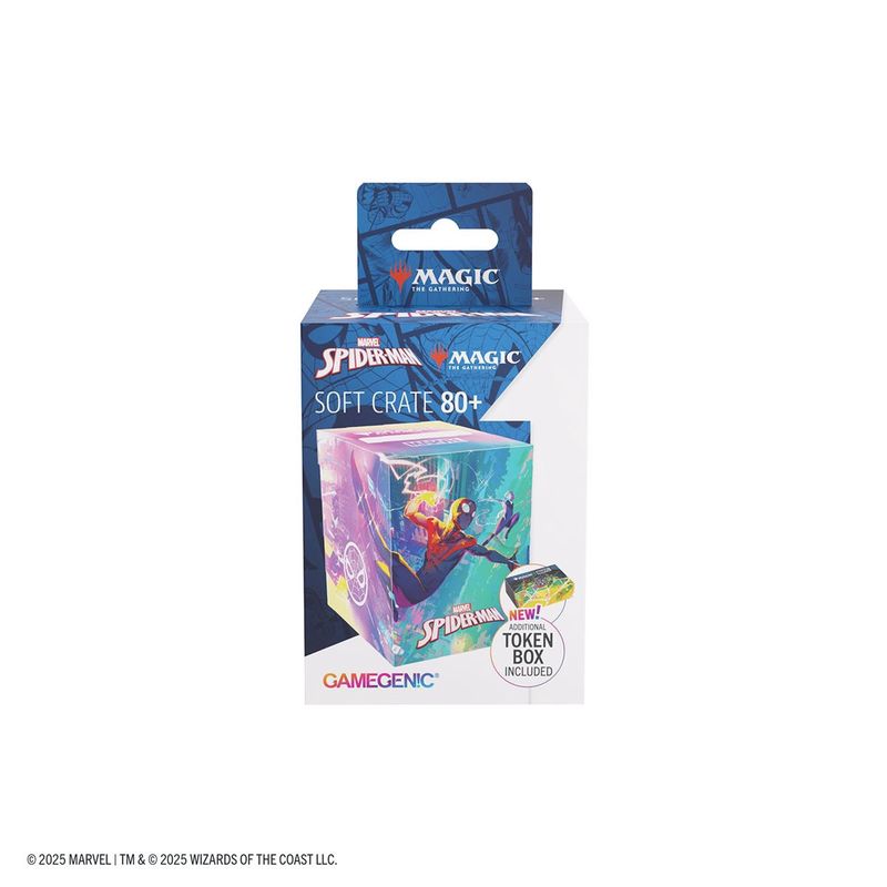 GAMEGENIC DECK BOX SOFT CRATE MTG MARVEL&#39;S SPIDER-MAN - SPIDER MAN/SPIDER-GWEN