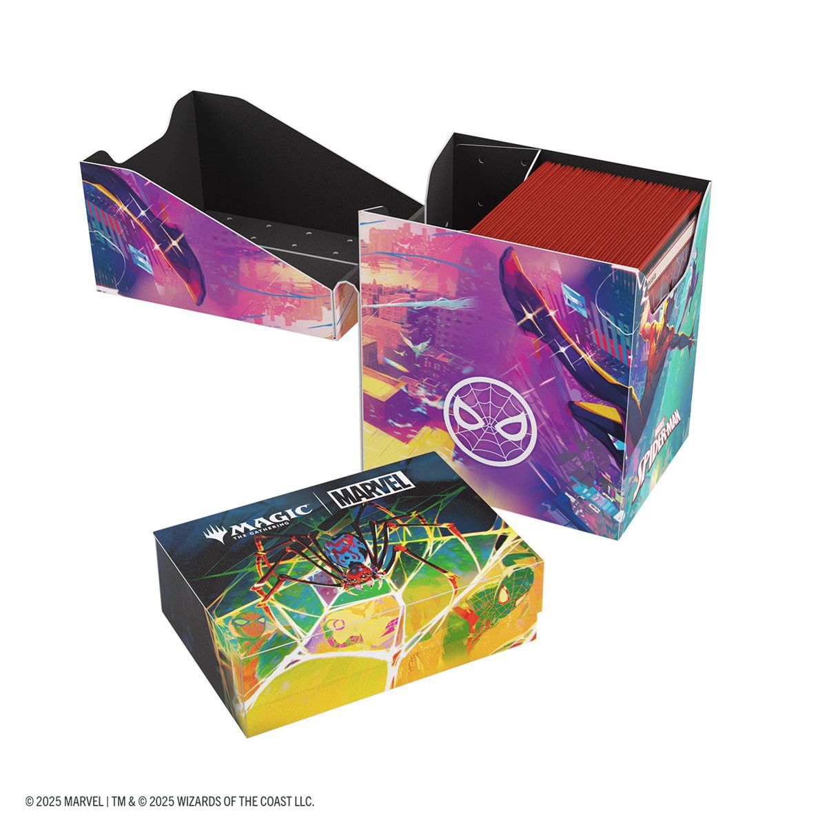 GAMEGENIC DECK BOX SOFT CRATE MTG MARVEL'S SPIDER-MAN - SPIDER MAN/SPIDER-GWEN