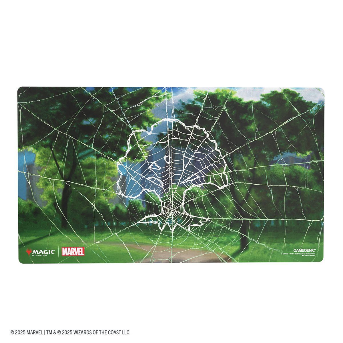 GAMEGENIC PLAYMAT: SHINY MTG MARVEL&#39;S SPIDER-MAN - FOREST