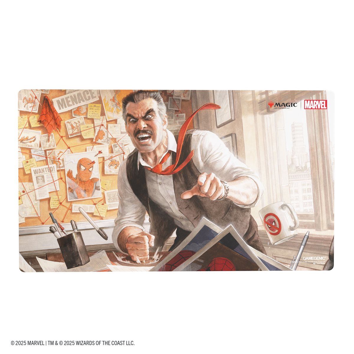 GAMEGENIC PLAYMAT: STITCHED MTG MARVEL&#39;S SPIDER-MAN - J. JONAH JAMESON