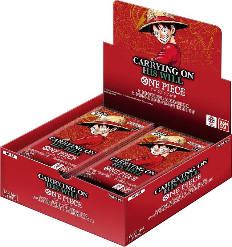 (PRE-ORDER) ONE PIECE CG OP-13 CARRYING ON HIS WILL BOOSTER BOX
