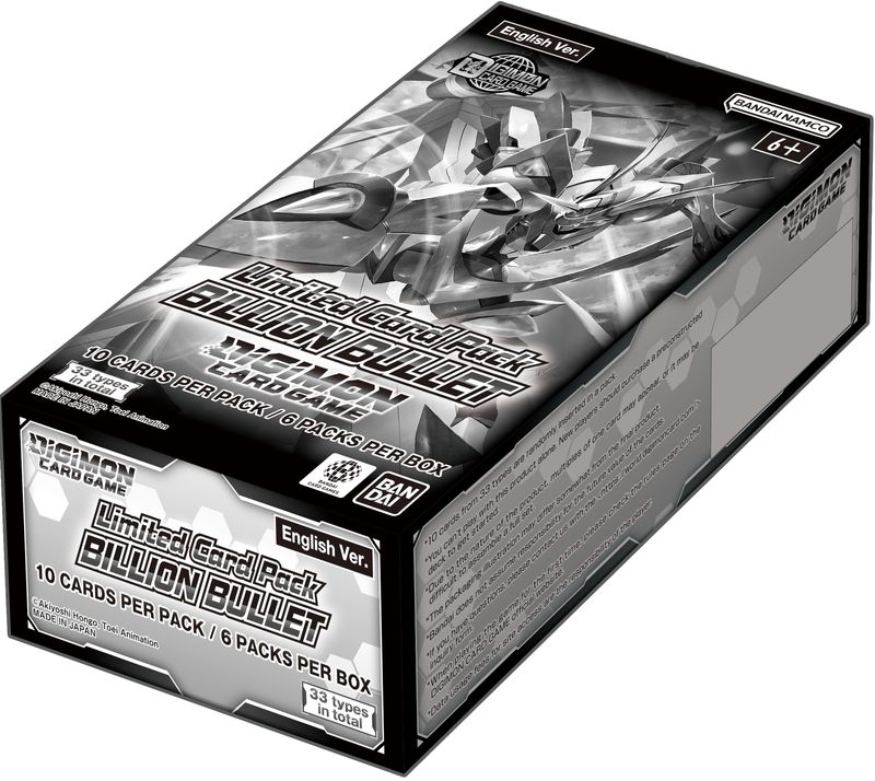 DIGIMON CG LM-06 LIMITED CARD PACK BILLION BULLET