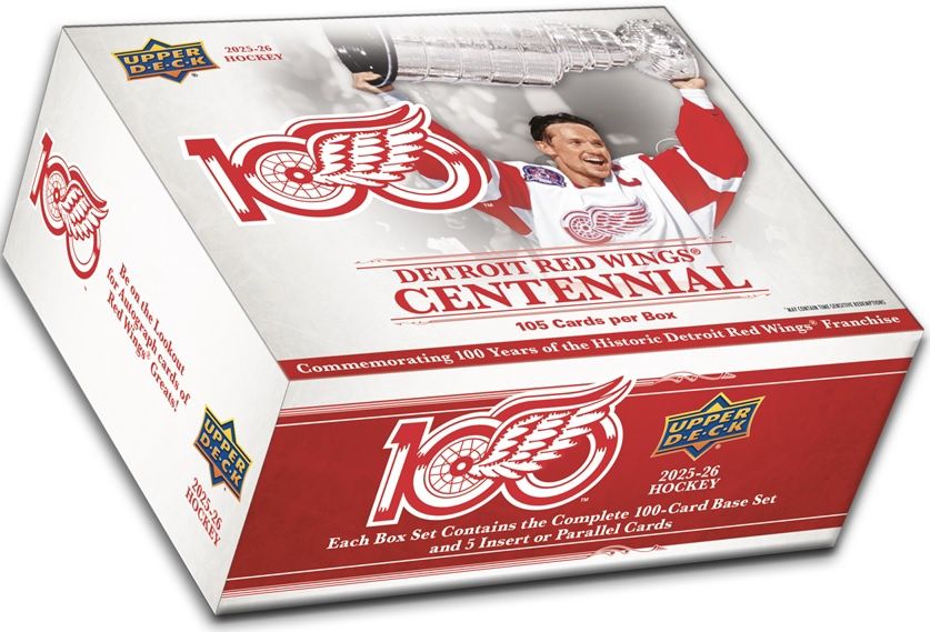2025-26 UPPER DECK DETROIT RED WINGS CENTENNIAL BOX SET