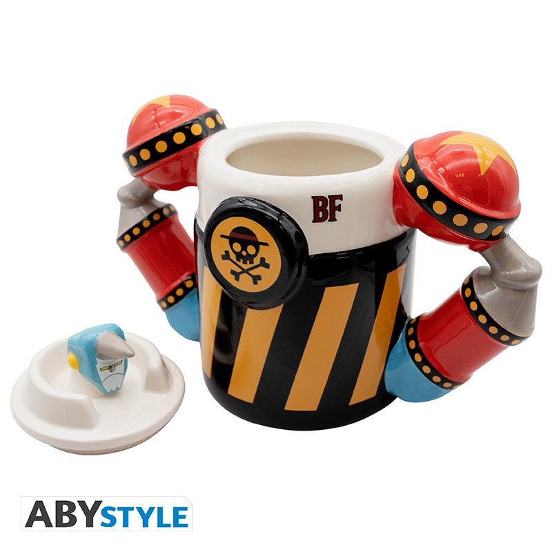 ONE PIECE MUG 3D IRON PIRATE FRANKY SHOGUN