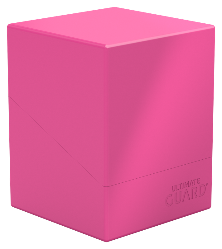 ULTIMATE GUARD DECK CASE BOULDER 100+ NEON PINK