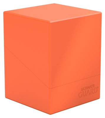 UlLTIMATE GUARD DECK CASE BOULDER 100+ NEON ORANGE