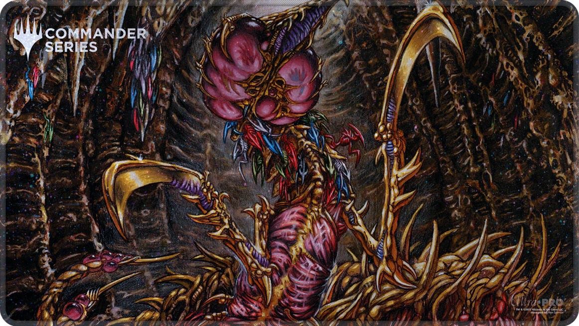 UP PLAYMAT MTG COMMANDER SERIES FAN VOTE 1 SLIVER QUEEN HOLOFOIL