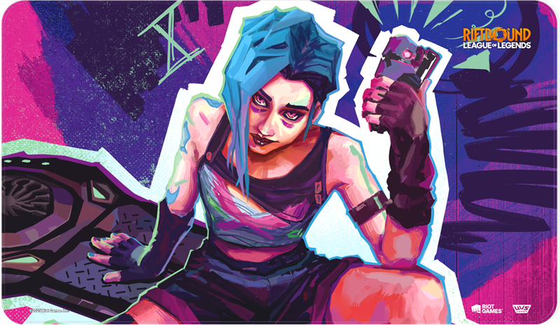 RIFTBOUND LEAGUE OF LEGENDS TCG  ORIGINS PLAYMAT JINX