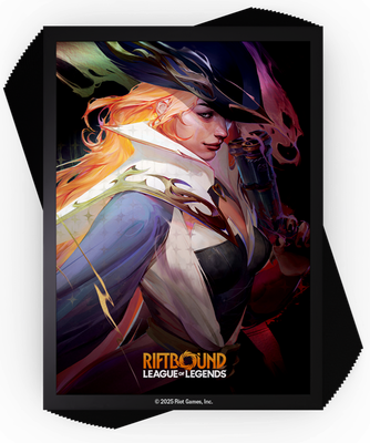 RIFTBOUND LEAGUE OF LEGENDS TCG ORIGINS ART SLEEVES MISS FORTUNE 100CT