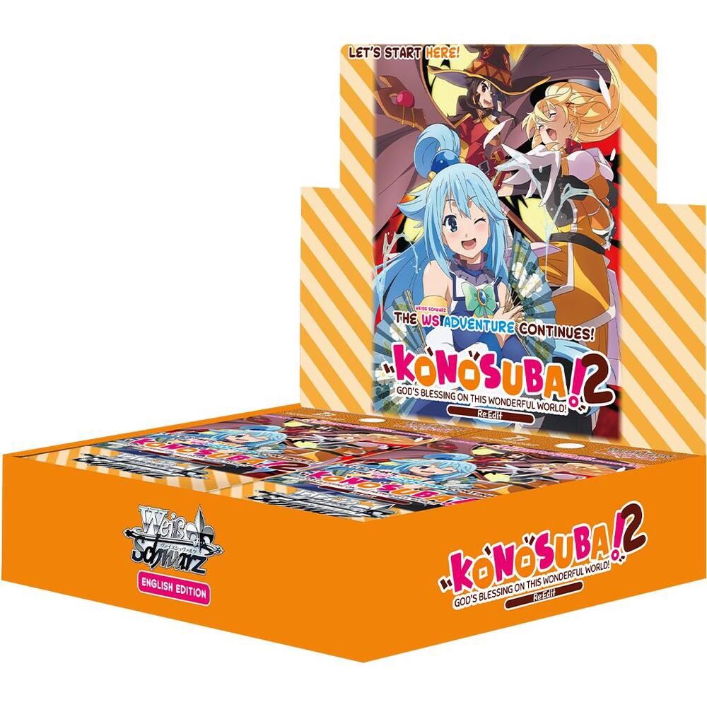 WEISS SCHWARZ KONOSUBA GOD&#39;S BLESSING ON THIS WONDERFUL WORLD! RE: EDIT BOOSTER BOX