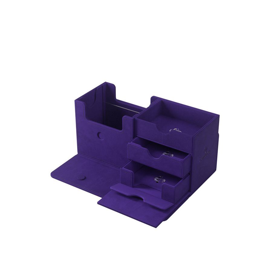 GAMEGENIC - DECK BOX: THE ACADEMIC 133+ XL  PURPLE/PURPLE