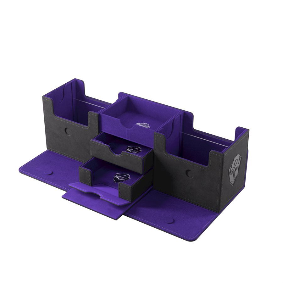 GAMEGENIC - DECK BOX: THE ACADEMIC 266+ XL BLACK/PURPLE