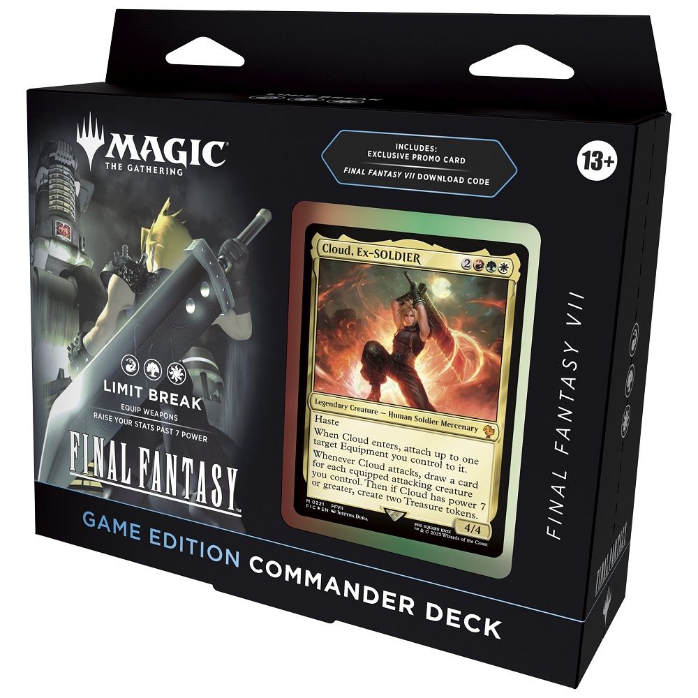 MTG FINAL FANTASY FF VII  LIMIT BREAK - COMMANDER DECK - GAME EDITION