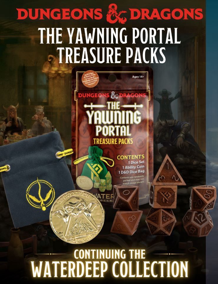 DND YAWNING PORTAL TREASURE PACK - RANDOM DICE PACK