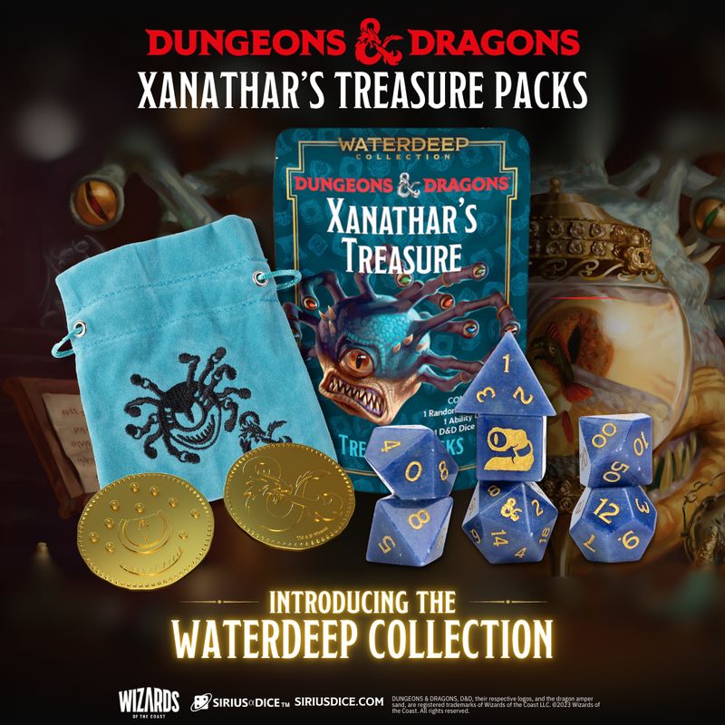DND XANATHAR'S TREASURE PACKS - RANDOM DICE PACK