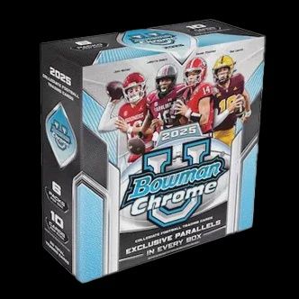 2025 BOWMAN CHROME UNIVERSITY FOOTBALL MEGA BOX