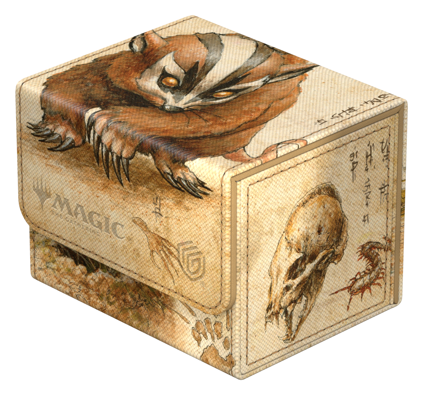 ULTIMATE GUARD DECK CASE SIDEWINDER 100+ XENOSKIN MTG AVATAR: THE LAST AIRBENDER - GREEN MYTHIC - BADGEMOLE CUB