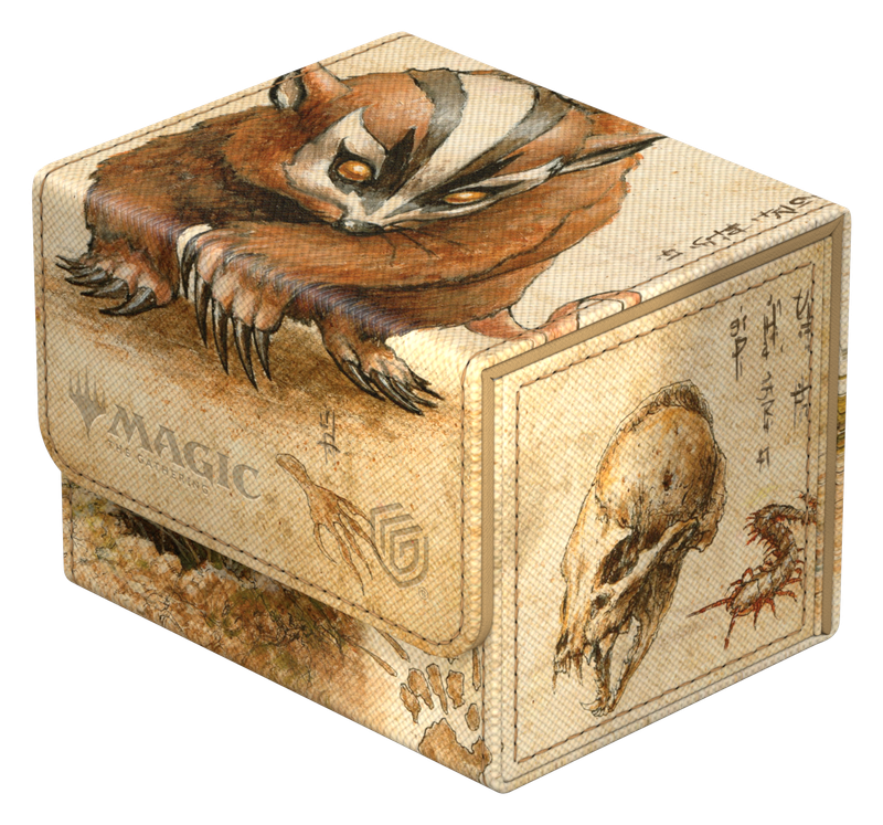 ULTIMATE GUARD DECK CASE SIDEWINDER 100+ XENOSKIN MTG AVATAR: THE LAST AIRBENDER - GREEN MYTHIC - BADGEMOLE CUB