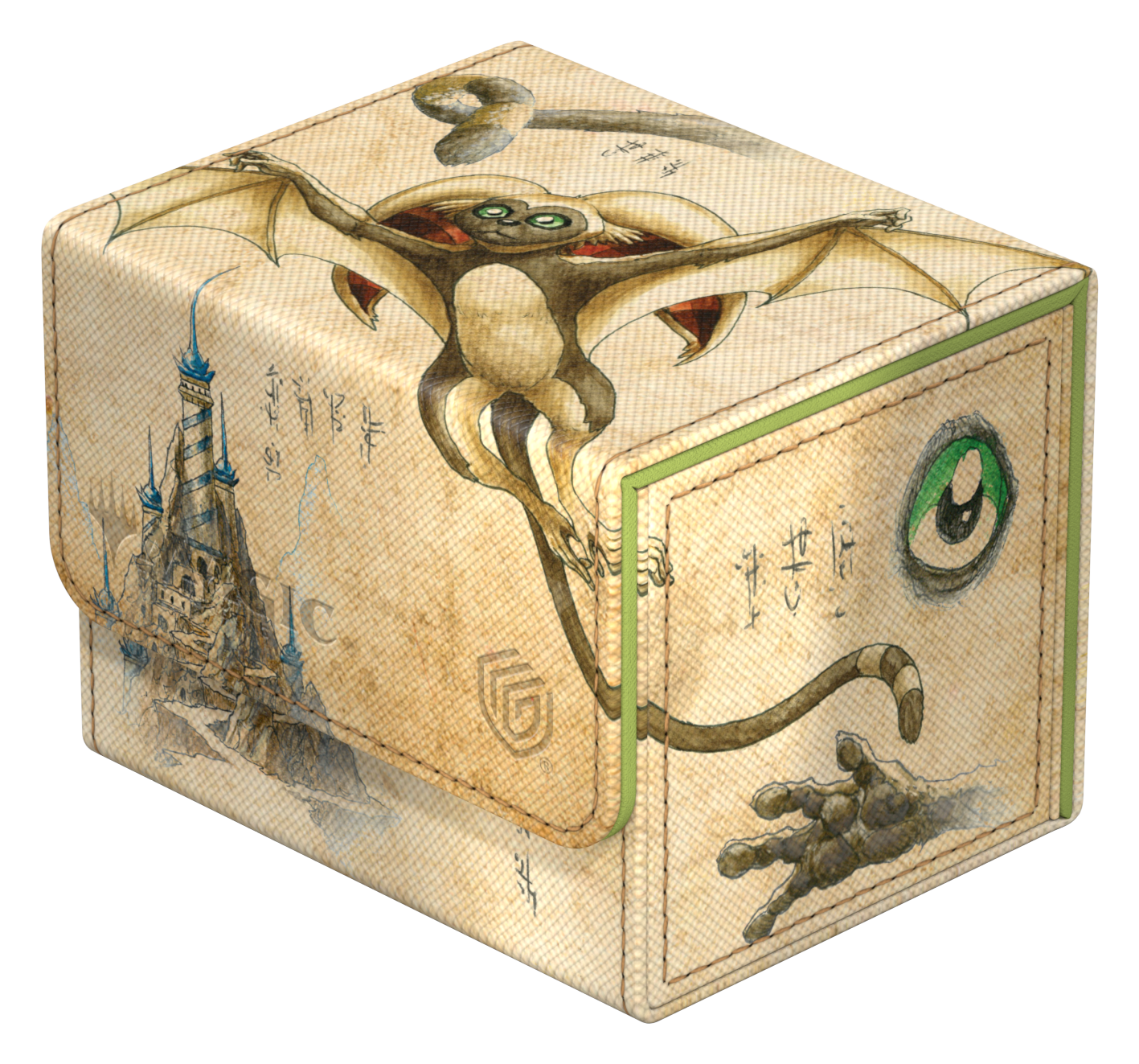 ULTIMATE GUARD DECK CASE SIDEWINDER 100+ XENOSKIN MTG AVATAR: THE LAST AIRBENDER - WHITE RARE - MOMO, FRIENDLY FLIER