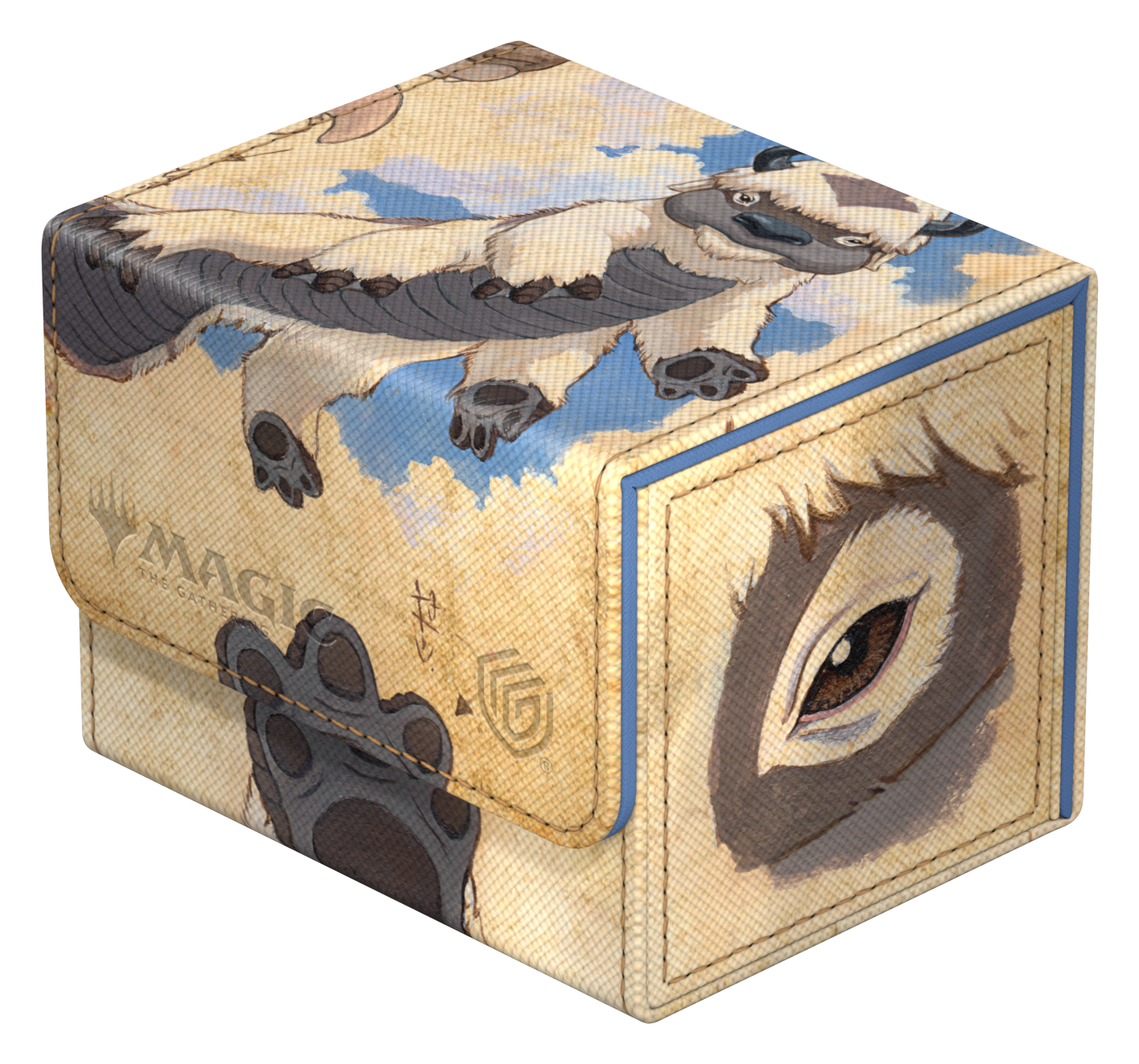 ULTIMATE GUARD DECK CASE SIDEWINDER 100+ XENOSKIN MTG AVATAR: THE LAST AIRBENDER - WHITE MYTHIC - APPA, AANG&#39;S COMPANION