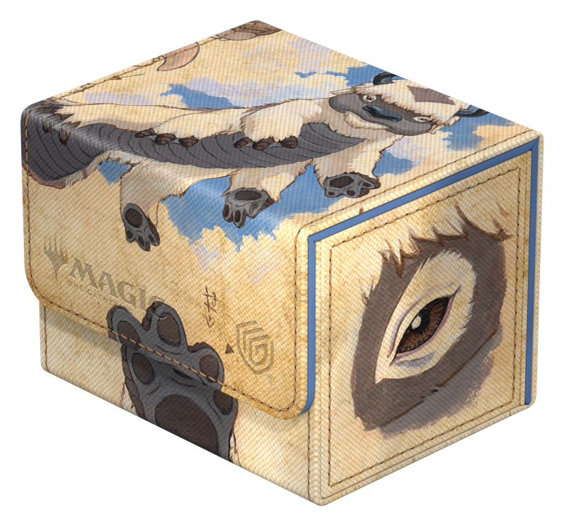 ULTIMATE GUARD DECK CASE SIDEWINDER 100+ XENOSKIN MTG AVATAR: THE LAST AIRBENDER - WHITE MYTHIC - APPA, AANG&#39;S COMPANION