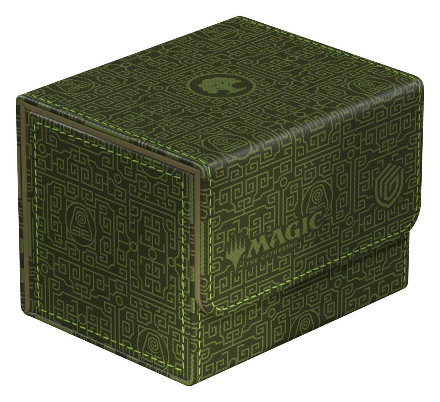 ULTIMATE GUARD DECK CASE SIDEWINDER 100+ XENOSKIN MTG AVATAR: THE LAST AIRBENDER - MANA SYMBOL GREEN