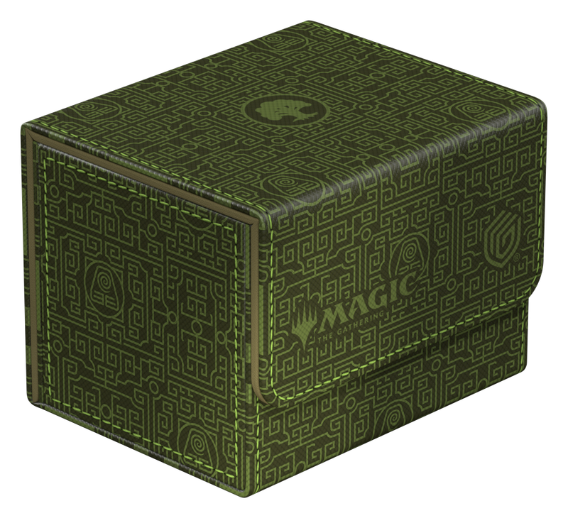 ULTIMATE GUARD DECK CASE SIDEWINDER 100+ XENOSKIN MTG AVATAR: THE LAST AIRBENDER - MANA SYMBOL GREEN