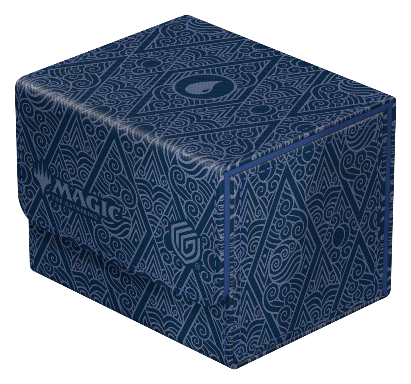 ULTIMATE GUARD DECK CASE SIDEWINDER 100+ XENOSKIN MTG AVATAR: THE LAST AIRBENDER - MANA SYMBOL BLUE