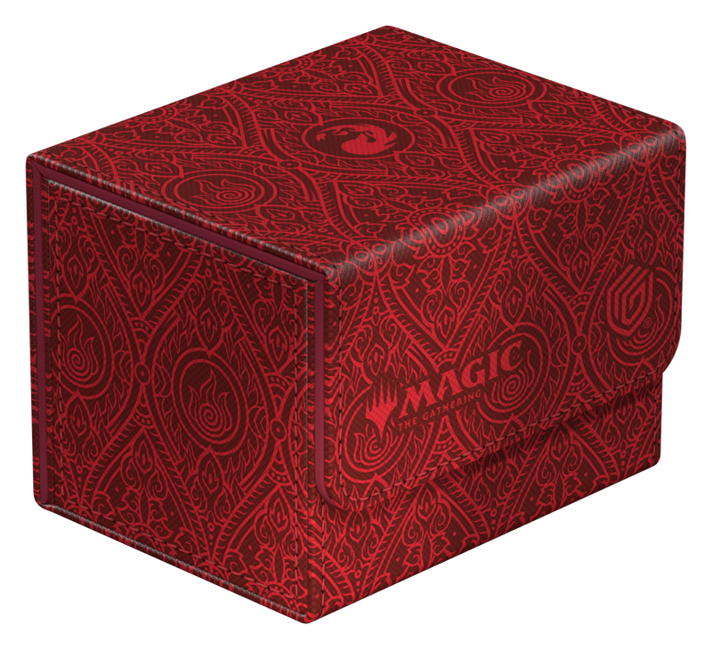 ULTIMATE GUARD DECK CASE SIDEWINDER 100+ XENOSKIN MTG AVATAR: THE LAST AIRBENDER - MANA SYMBOL RED