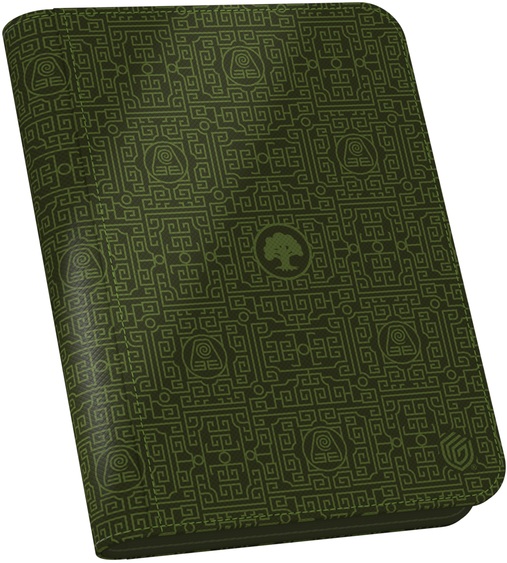 ULTIMATE GUARD ZIPFOLIO 160 XENOSKIN MTG AVATAR: THE LAST AIRBENDER - MANA SYMBOL GREEN