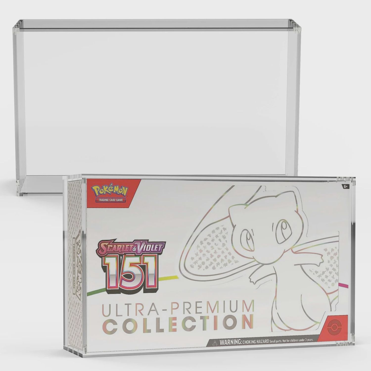 EVORETRO POKEMON ACRYLIC CASE 151 ULTRA PREMIUM COLLECTION - ALSO COMPATIBLE WITH MEGA CHARIZARD EX UPC