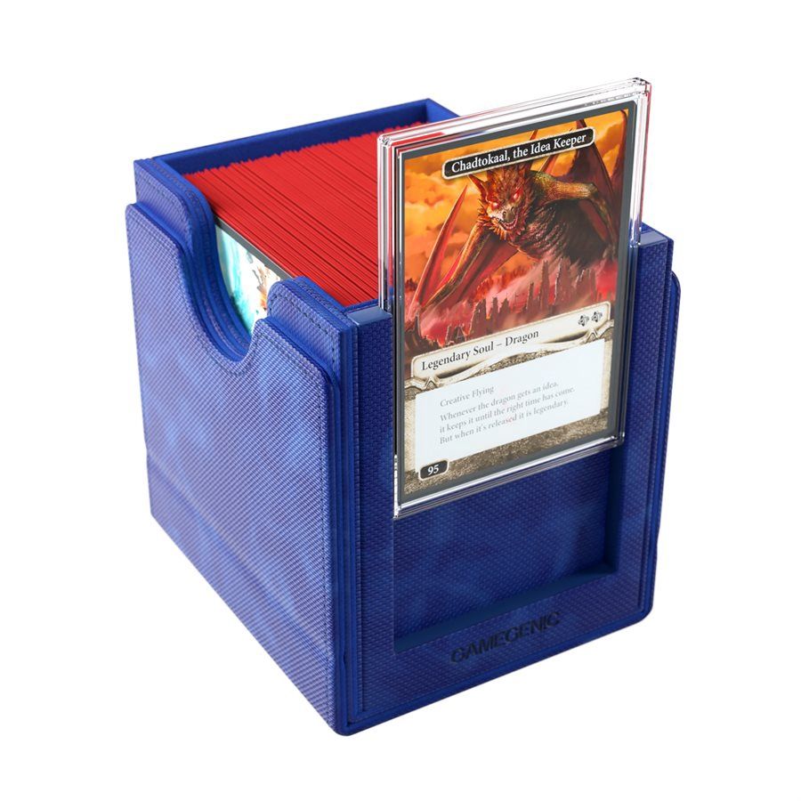 GAMEGENIC DECK BOX: SIDEKICK PRO XL: BLUE (100 CT)
