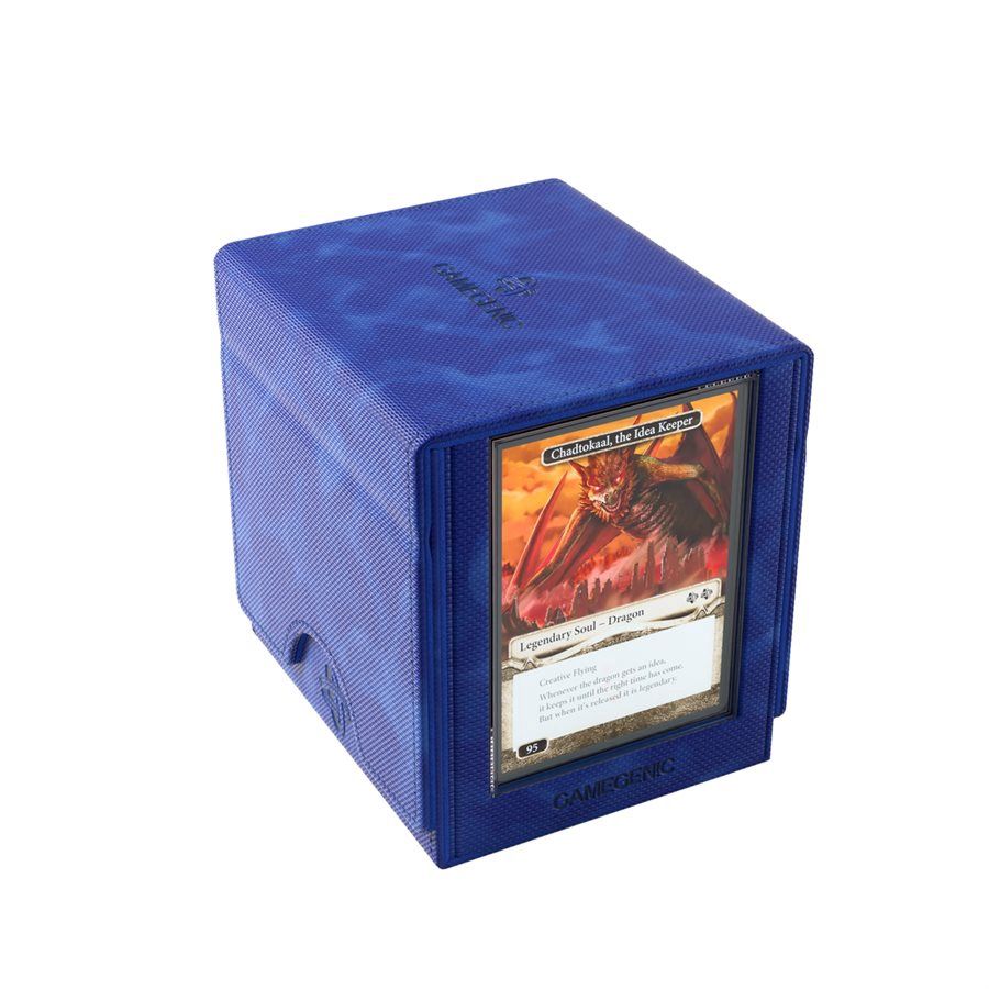GAMEGENIC DECK BOX: SIDEKICK PRO XL: BLUE (100 CT)