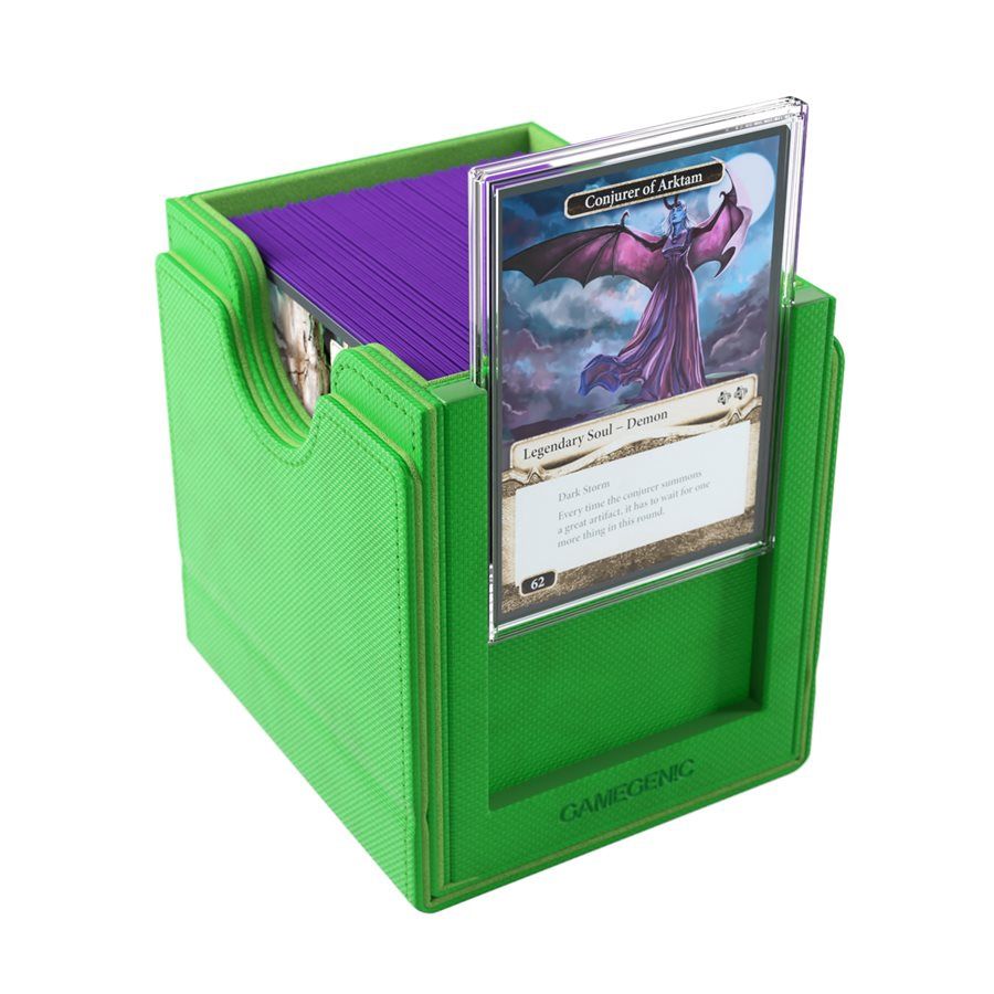 GAMEGENIC DECK BOX: SIDEKICK PRO XL: GREEN (100 CT)