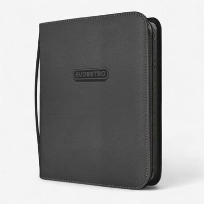 EVORETRO TOPLOADER BINDER 3X3 (216 CARDS) - BLACK