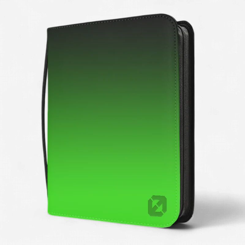 EVORETRO TOPLOADER BINDER 3X3 (216 CARDS) - NEON GREEN