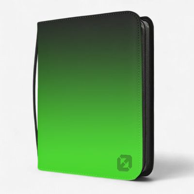 EVORETRO TOPLOADER BINDER 3X3 (216 CARDS) - NEON GREEN