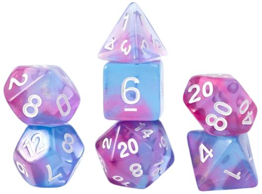 SIRIUS DICE - GAMING TREASURES UNEARTHED OPAL 7-DIE SET