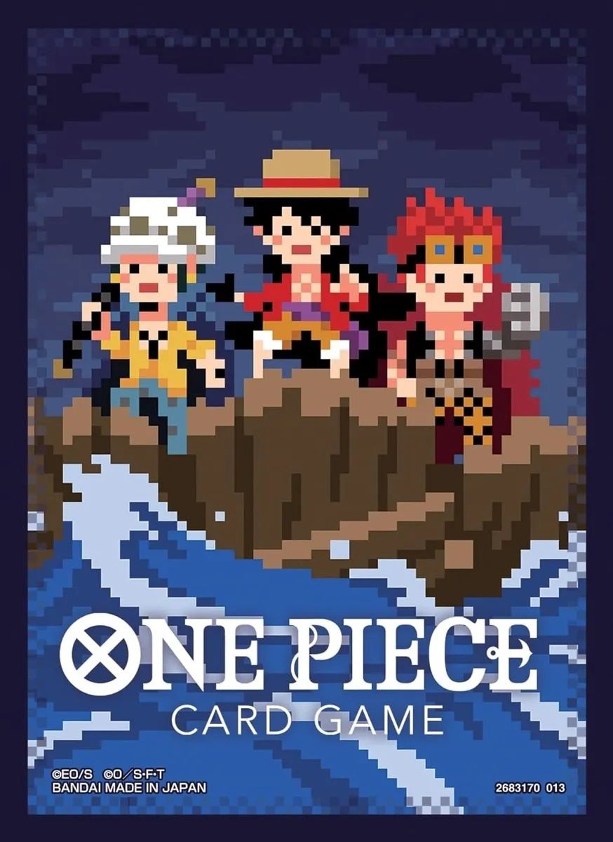 ONE PIECE CG SLEEVES SET 6  - 3 CAPTAINS