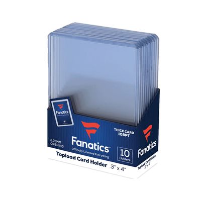 FANATICS TOPLOADER CARD HOLDER 108PT (10 PACK)