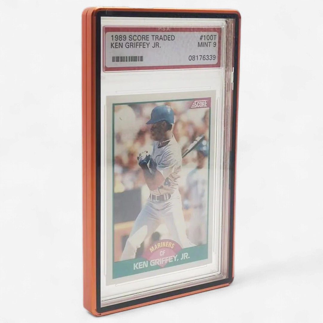 EVORETRO MAGNETIC CASE FOR PSA GRADED CARD - ORANGE