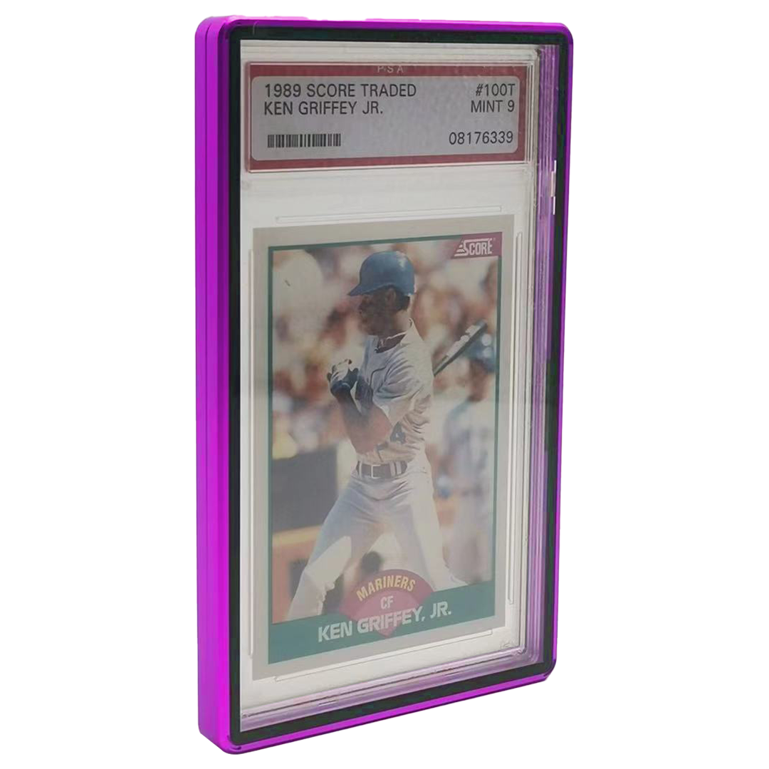 EVORETRO MAGNETIC CASE FOR PSA GRADED CARD - PURPLE