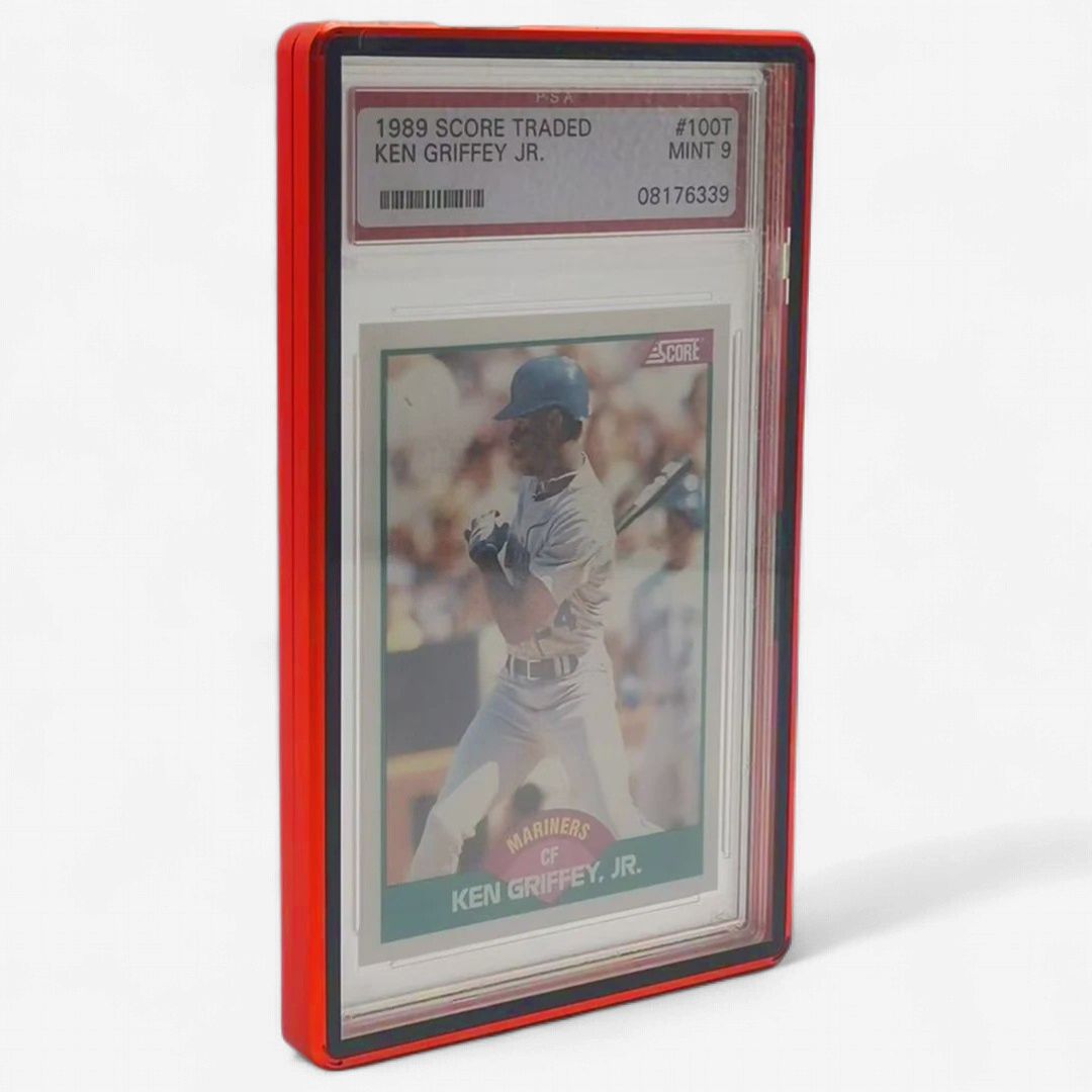 EVORETRO MAGNETIC CASE FOR PSA GRADED CARD - RED