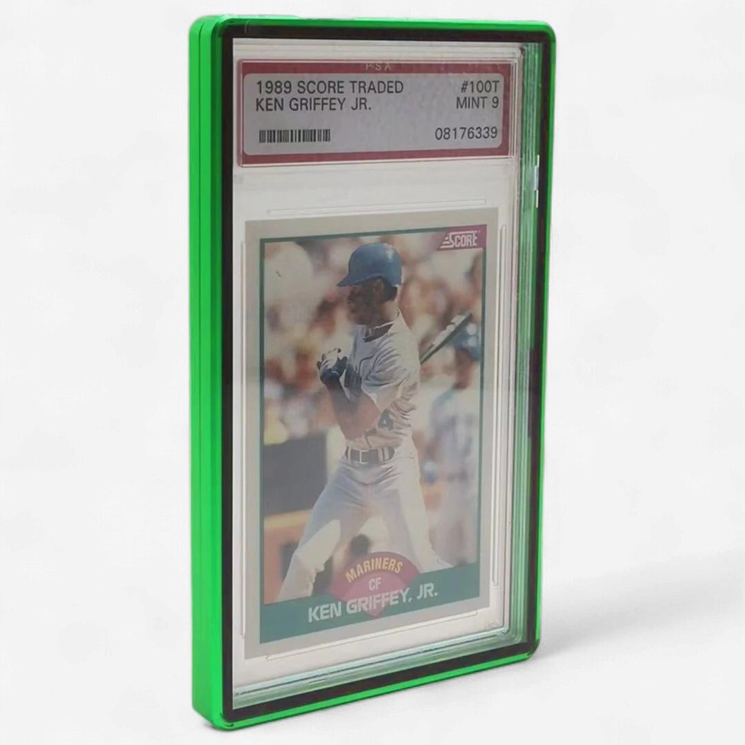 EVORETRO MAGNETIC CASE FOR PSA GRADED CARD - GREEN