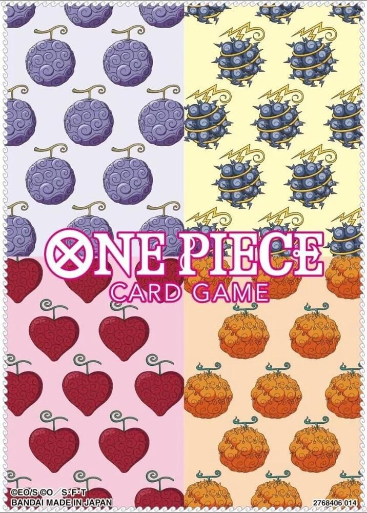 ONE PIECE CG SLEEVES SET 10 - DEVIL FRUITS