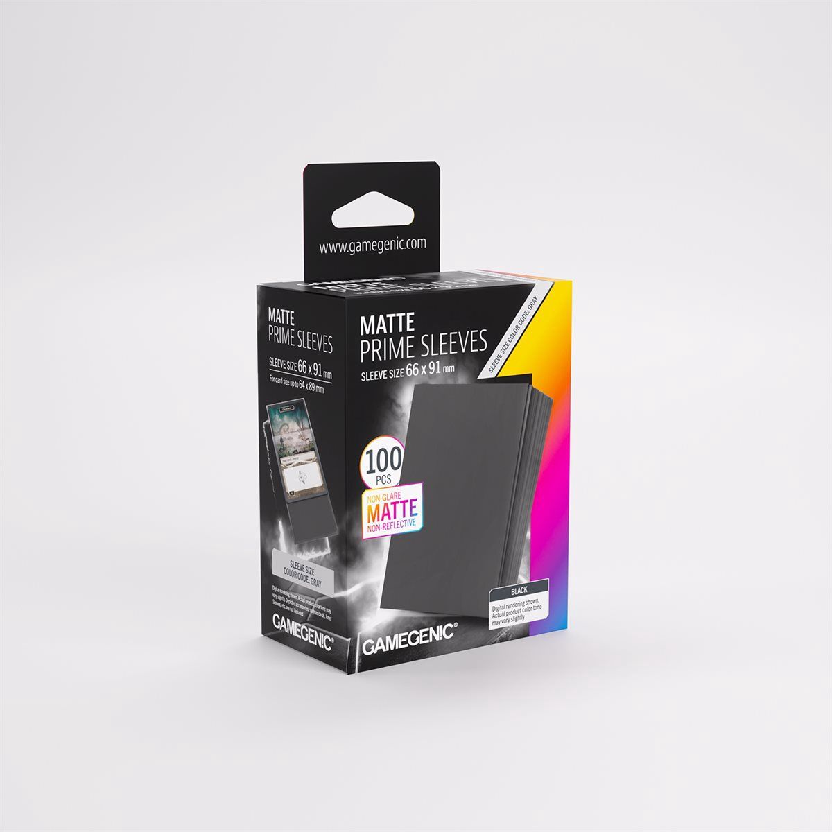 GAMEGENIC: MATTE PRIME SLEEVES: BLACK