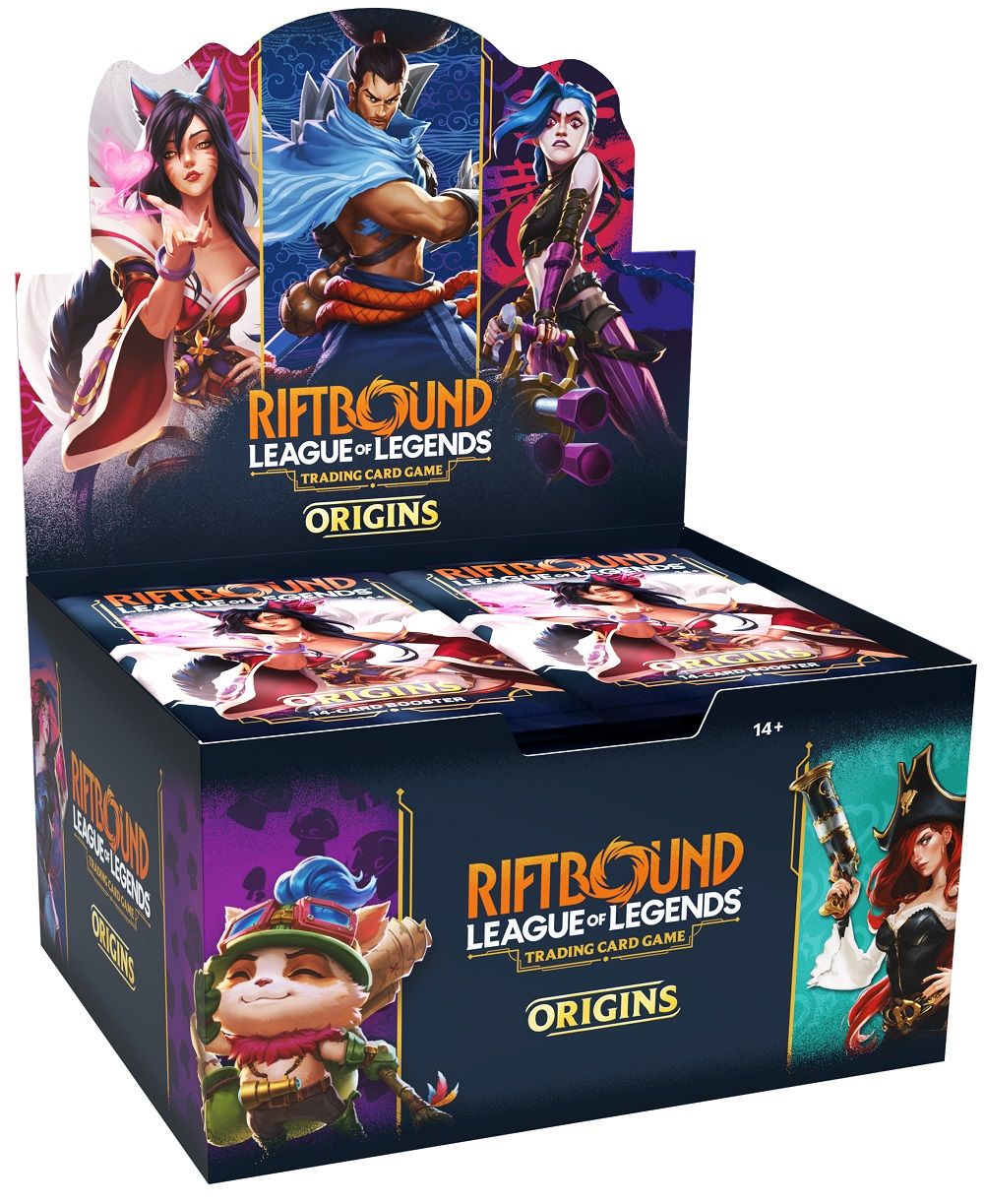 RIFTBOUND LEAGUE OF LEGENDS TCG ORIGINS BOOSTER