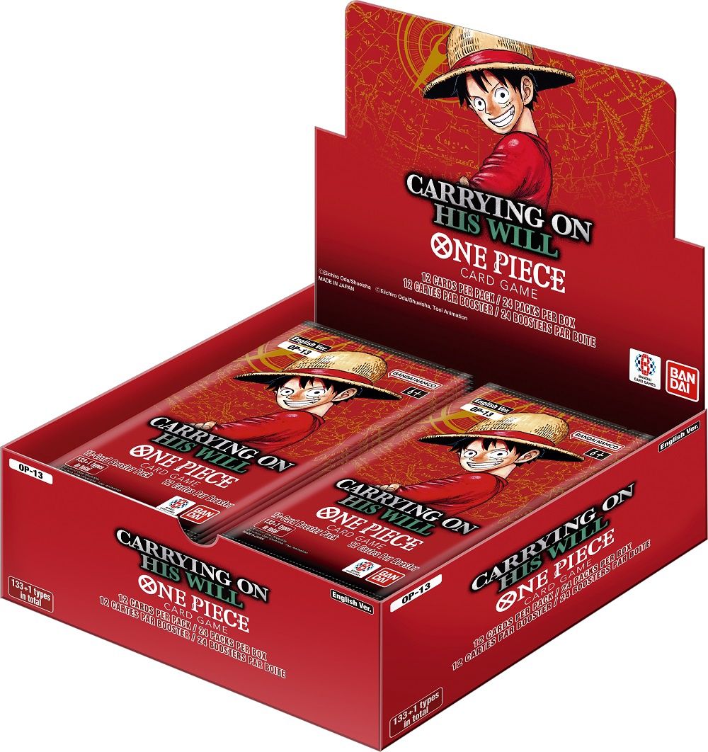 ONE PIECE CG OP-13 CARRYING ON HIS WILL BOOSTER BOX