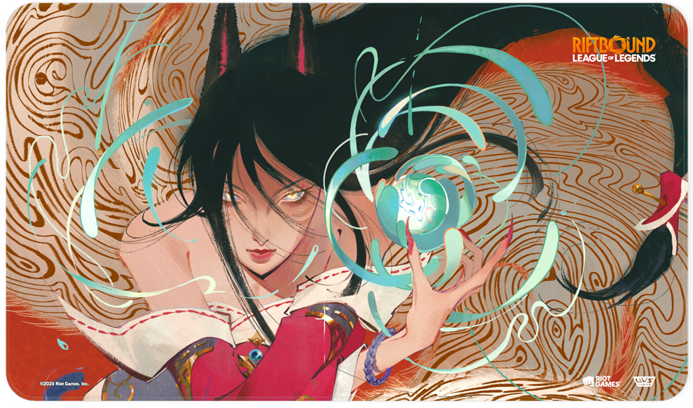 RIFTBOUND LEAGUE OF LEGENDS TCG ORIGINS PLAYMAT AHRI